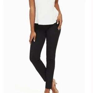 Spanx Womenʻs Black Pull On High Waist Ankle Slim Dress Pants Size Small